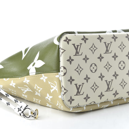 Louis Vuitton Monogram Giant Neverfull MM Kaki 6 of 10