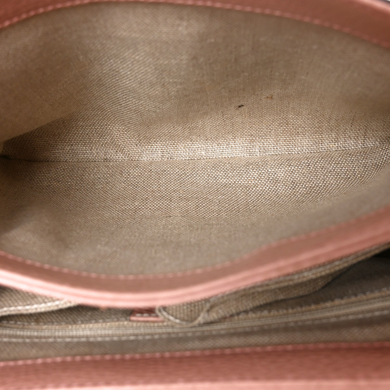 Gucci Dollar Calfskin Interlocking G Top Handle Shoulder Bag Soft Pink 5 of 10
