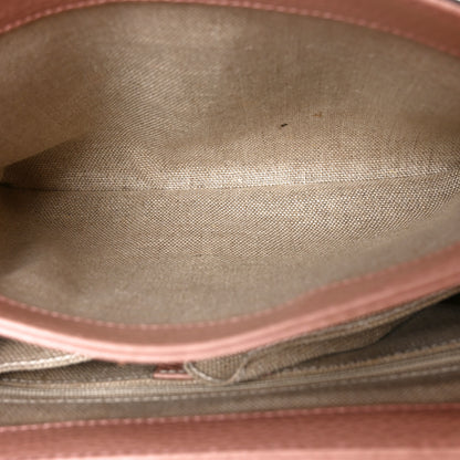 Gucci Dollar Calfskin Interlocking G Top Handle Shoulder Bag Soft Pink 5 of 10