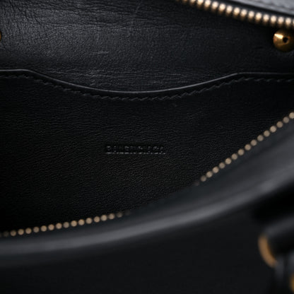 Balenciaga Smooth Calfskin Neo Classic Gold Hardware Mini City Black 6 of 12