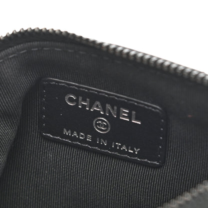 Chanel Aged Calfskin Quilted Small Reissue Cosmetic Case So Black 6 of 7