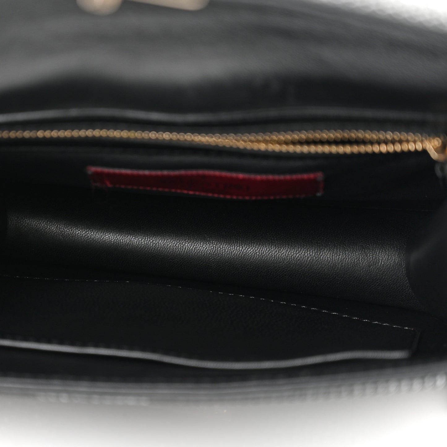 Nappa Crystal Small Glam Lock Rockstud Flap Black Multicolor