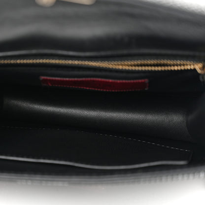 Valentino Garavani Nappa Crystal Small Glam Lock Rockstud Flap Black Multicolor 4 of 8