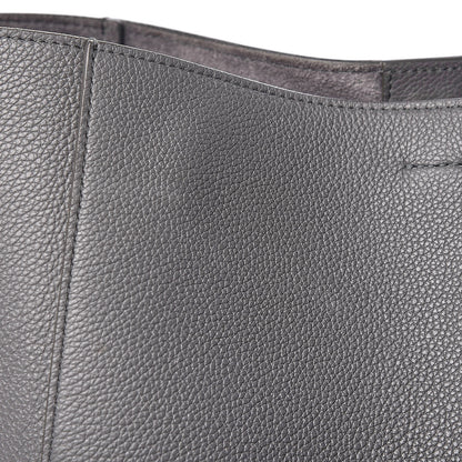 Celine Soft Grained Calfskin Sangle Bucket Bag Storm 7 of 23