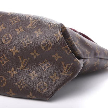 Louis Vuitton Monogram Flower Zipped Tote MM Bordeaux 9 of 9