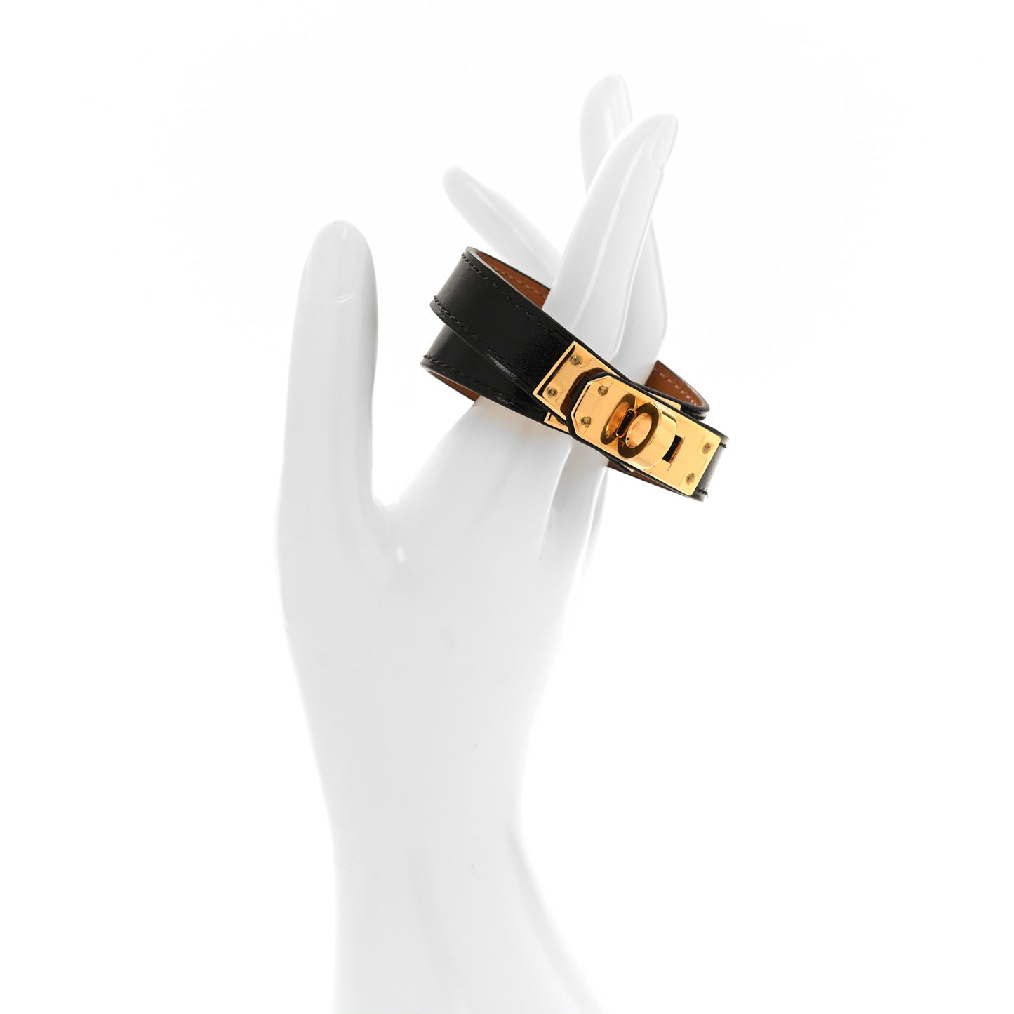 Box Kelly Double Tour Bracelet T2 Black
