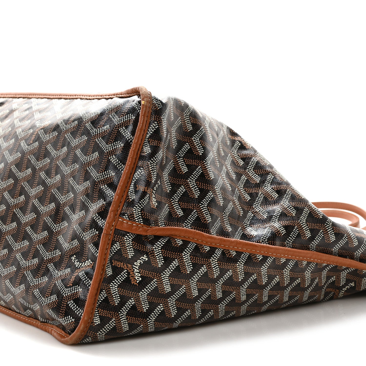 Goyard Goyardine Reversible Anjou GM Black Gold 10 of 17