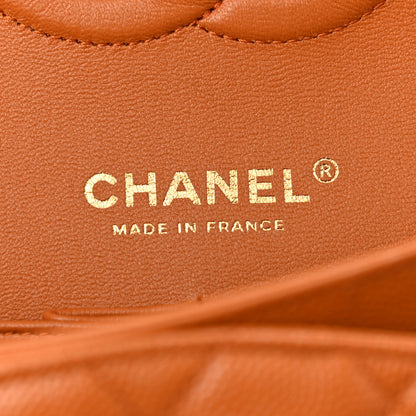 Chanel Caviar Quilted Medium Double Flap Light Brown 6 of 11