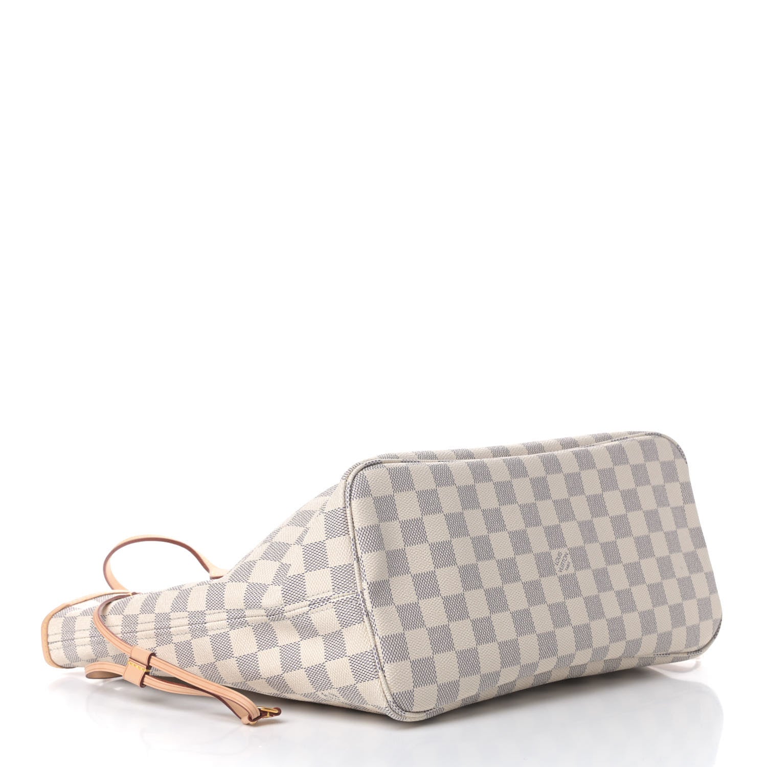 Louis Vuitton Damier Azur Neo Neverfull MM Rose Ballerine 4 of 6