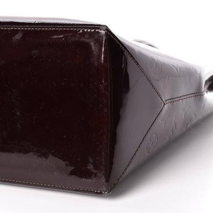 Louis Vuitton Vernis Wilshire GM Amarante 9 of 9