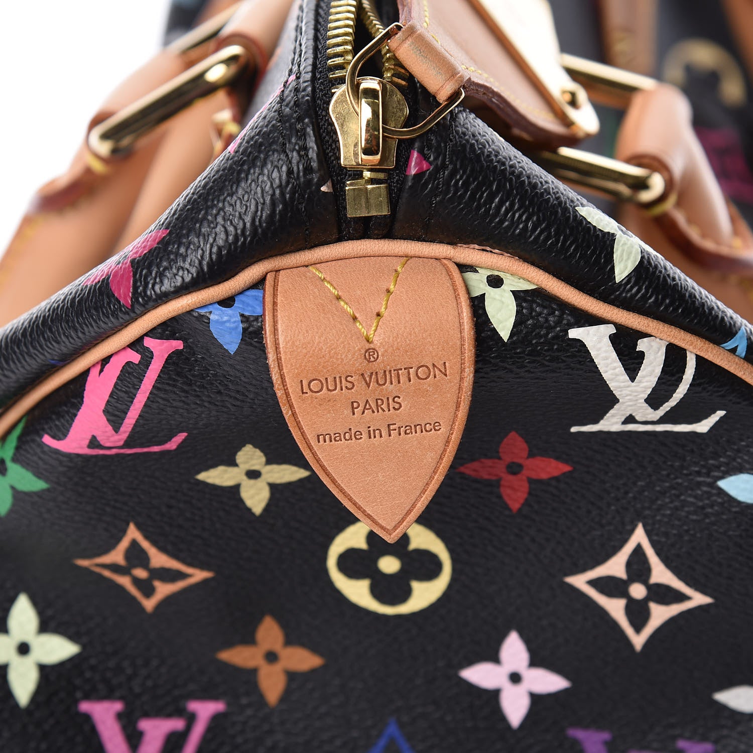 Louis Vuitton Monogram Multicolor Speedy 30 Black 6 of 9
