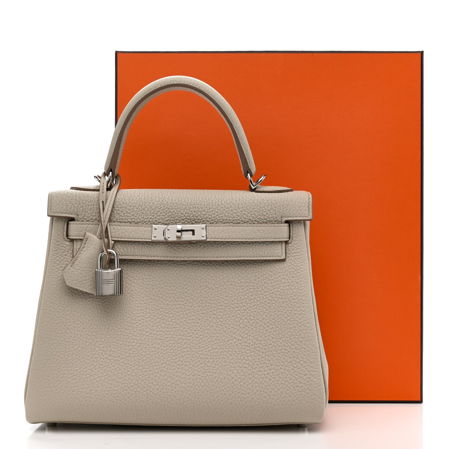 Hermes Togo Kelly Retourne 25 Beton Gris Asphalte 11 of 11