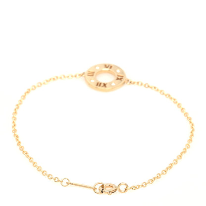 Tiffany 18K Yellow Gold Diamond Atlas Pierced Bracelet 3 of 5