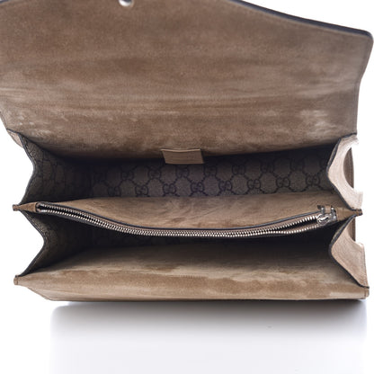 Gucci GG Supreme Monogram Medium Dionysus Shoulder Bag Taupe 6 of 10