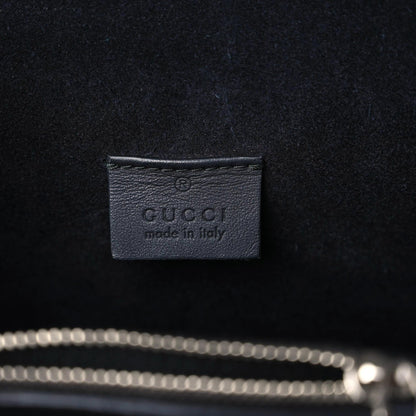 Gucci GG Supreme Monogram Medium Dionysus Shoulder Bag Black 8 of 13