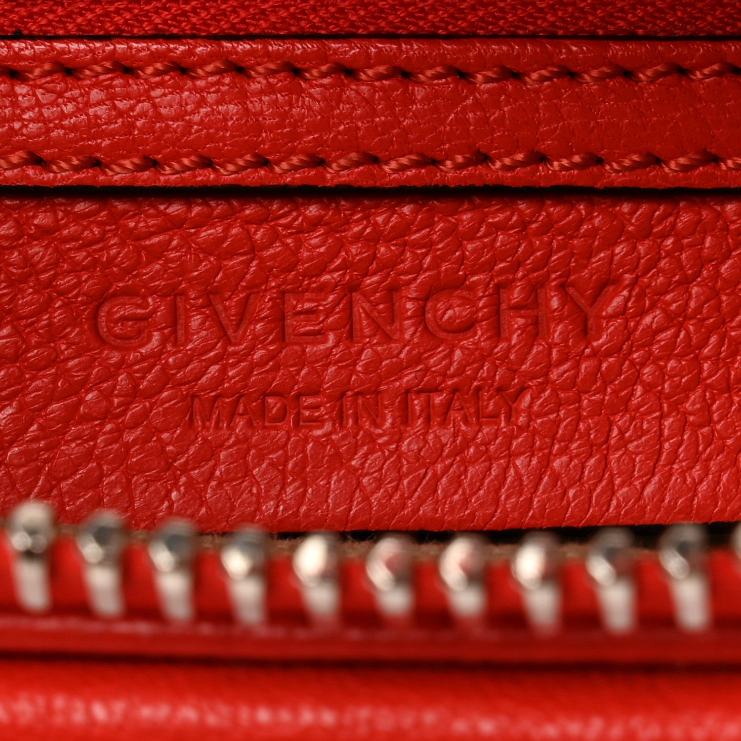 Givenchy Sugar Goatskin Mini Antigona Pop Red 6 of 11