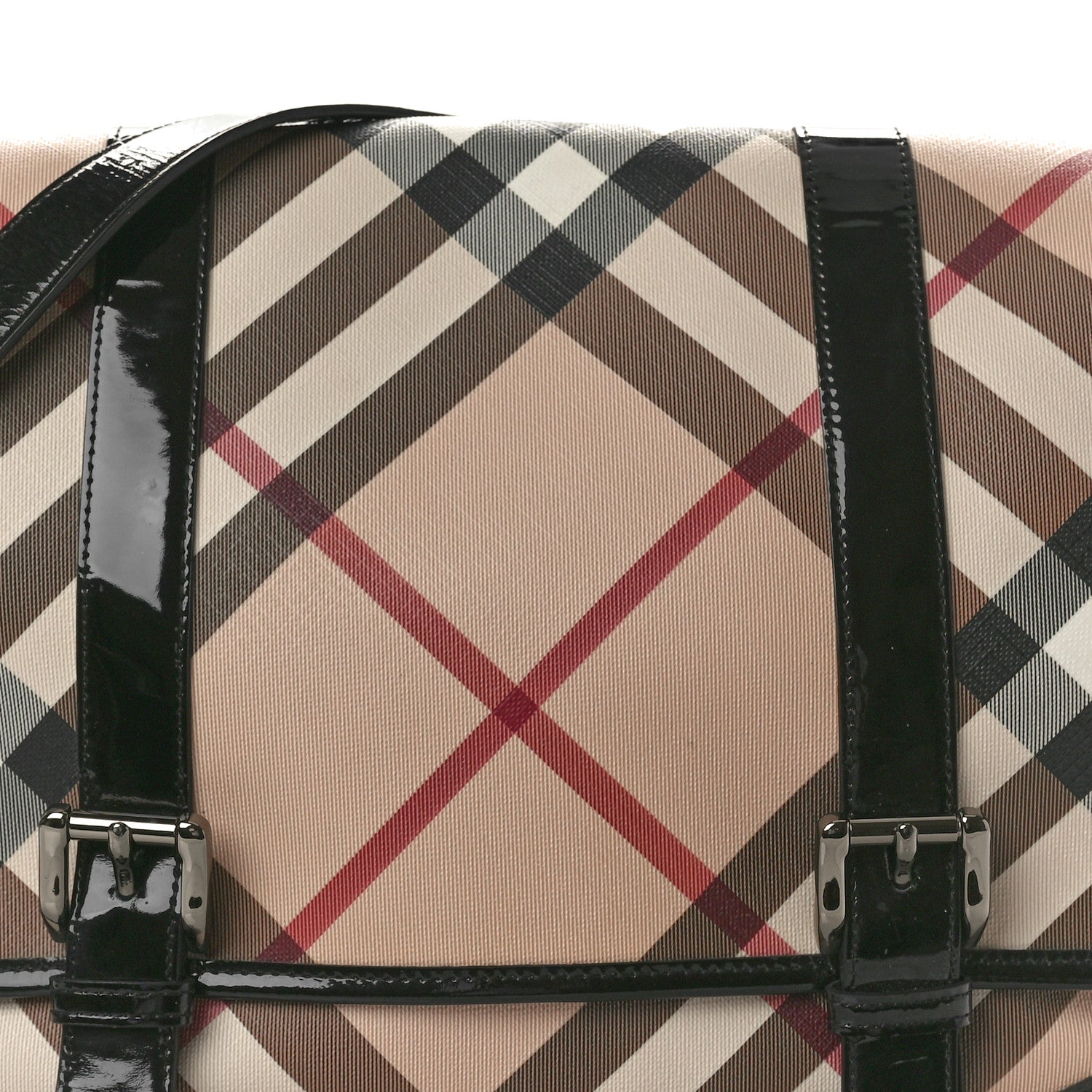 Burberry Nova Check Messenger Bag Black 6 of 9