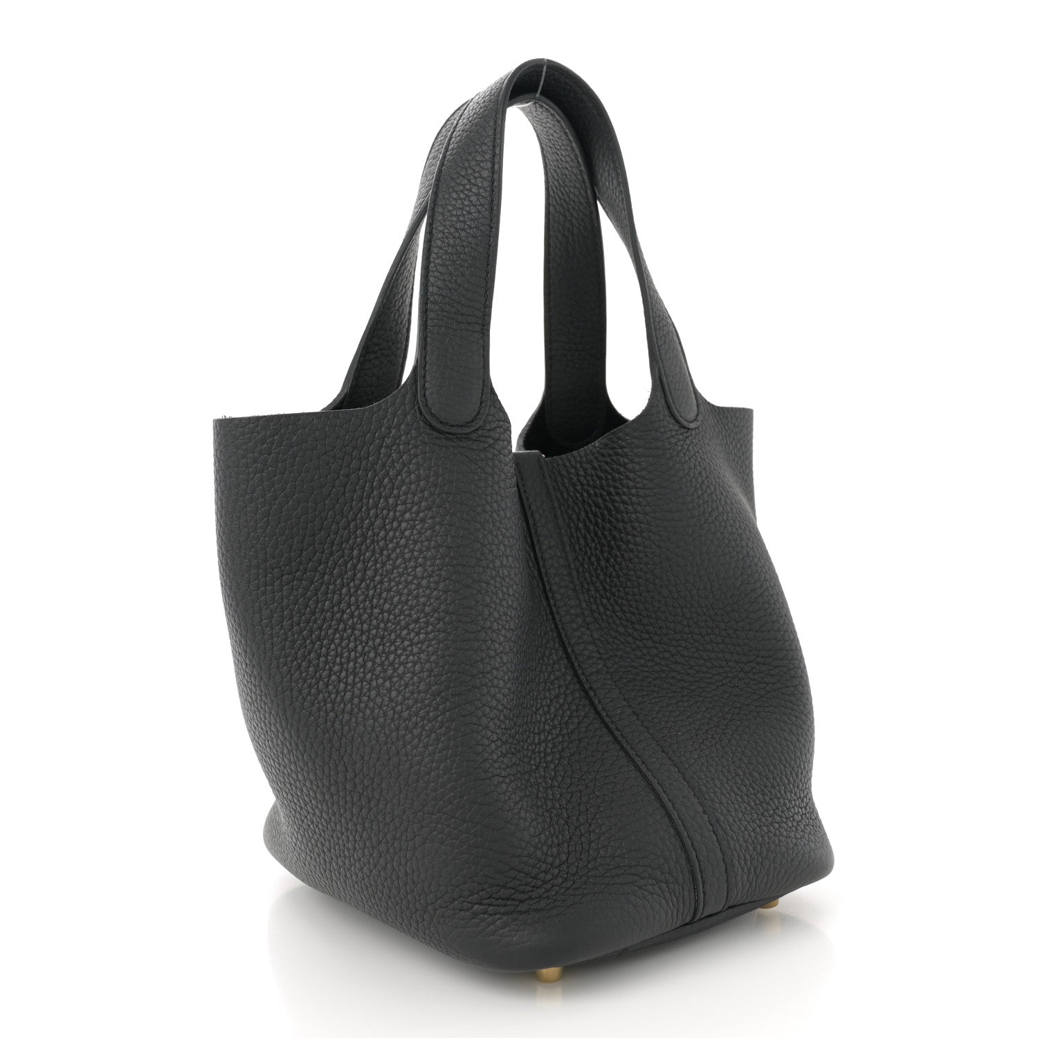 Hermes Taurillon Clemence Picotin Lock 18 PM Black 3 of 12