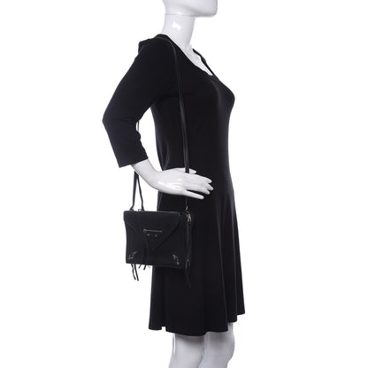 Balenciaga Veau Papier Triple XS Zip Around Crossbody Black 2 of 10