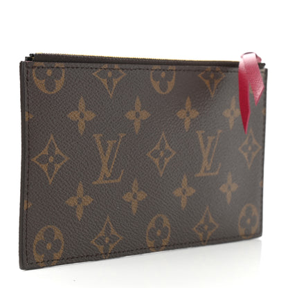 Louis Vuitton Monogram Felicie Chain Wallet Zippered Insert Fuchsia 3 of 7