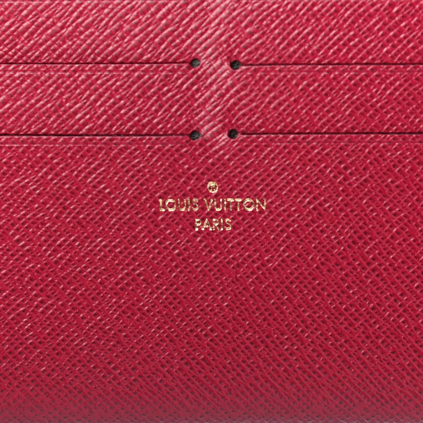 Calfskin Felicie Card Holder Insert Fuchsia