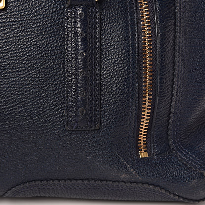 3.1 Phillip Lim 3.1 Textured Calfskin Large Pashli Satchel Ink 10 of 17