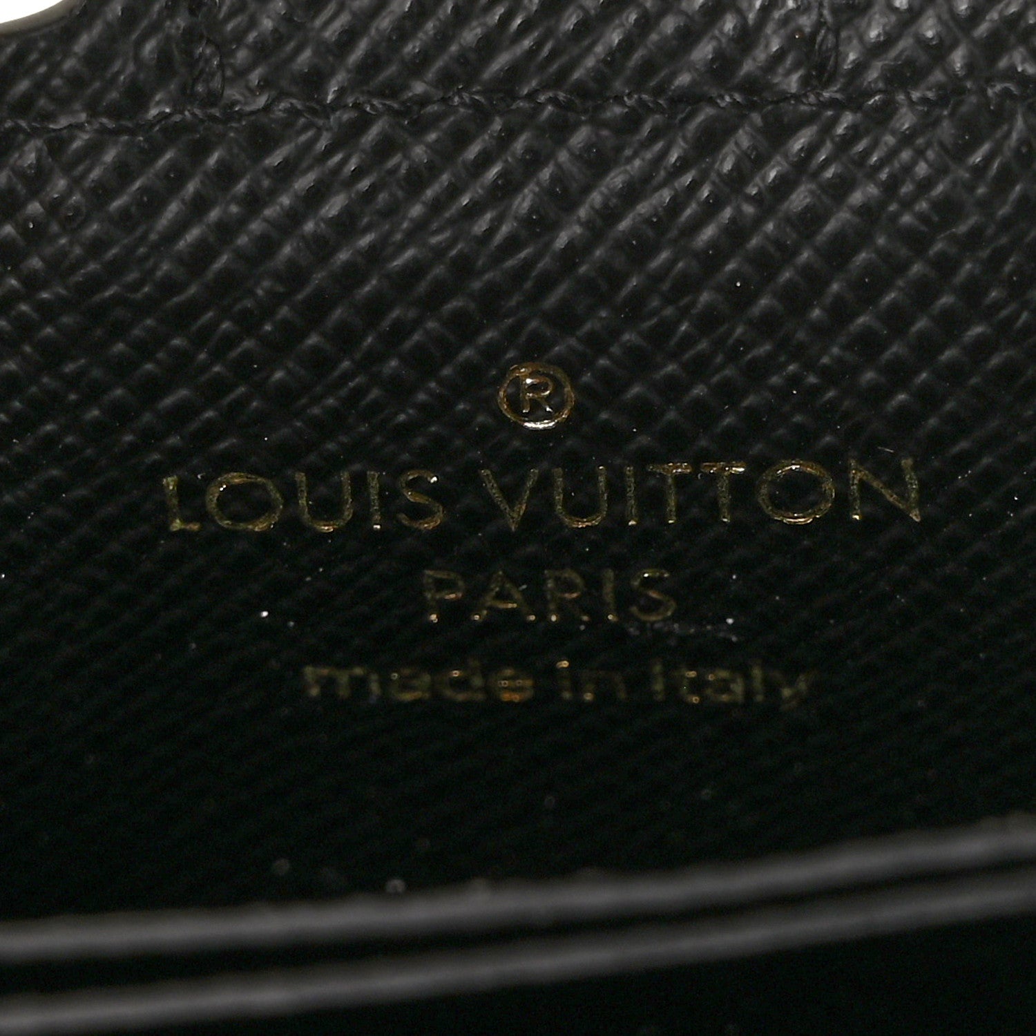 Louis Vuitton Monogram Gusset Card Holder Black 6 of 8