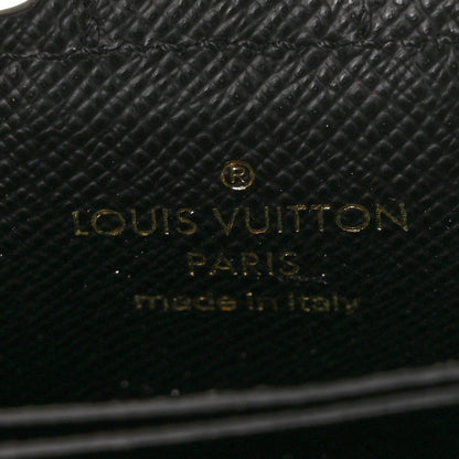 Louis Vuitton Monogram Gusset Card Holder Black 6 of 8