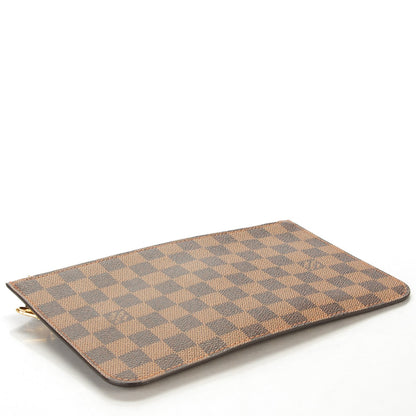 Louis Vuitton Damier Ebene Neverfull MM GM Pochette Rose Ballerine 4 of 7