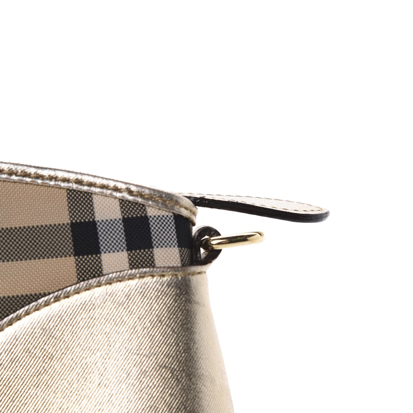Horseferry Check Small Chichester Crossbody Clutch Bag Honey Gold