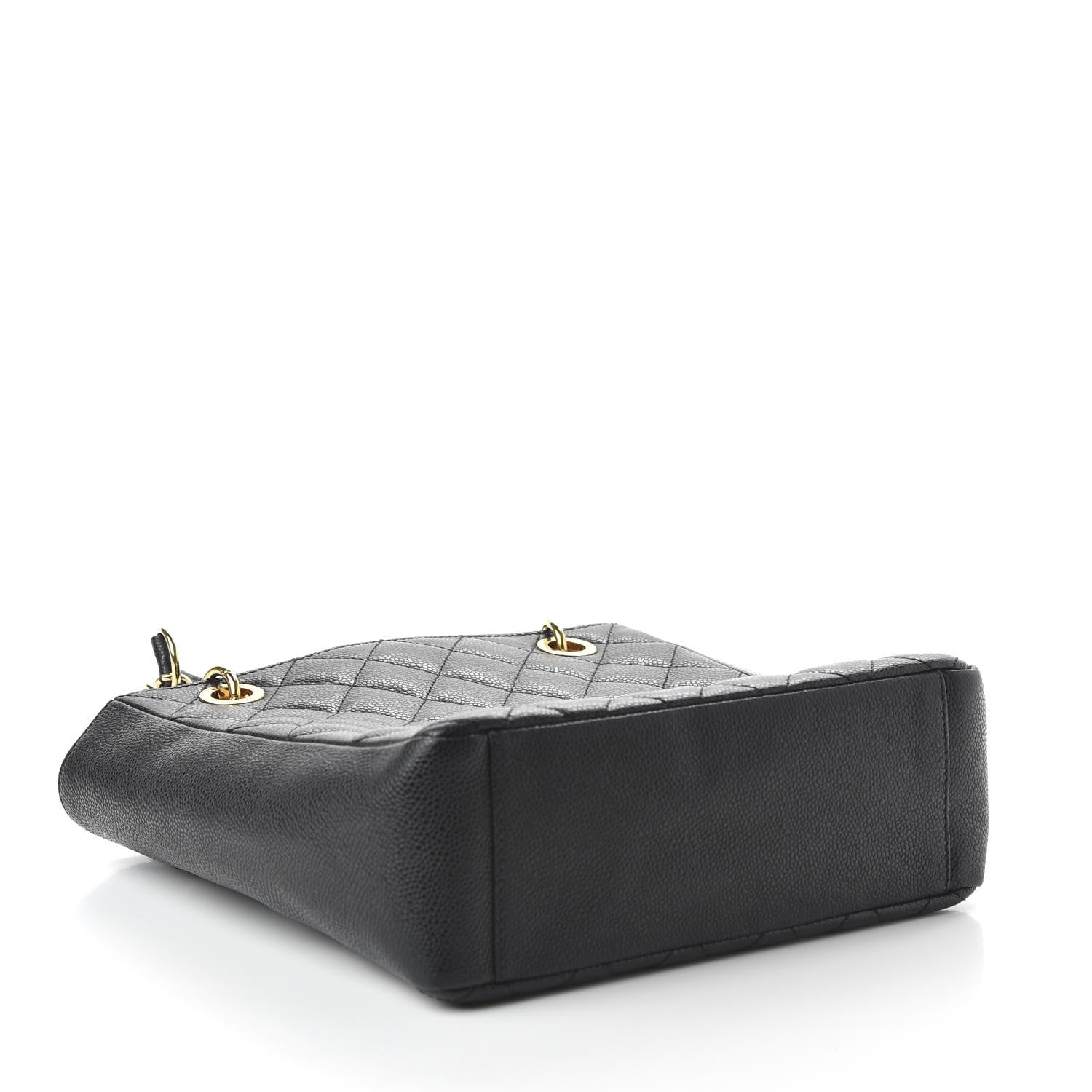 Chanel Caviar Quilted Petit Shopping Tote PST Black 4 of 10