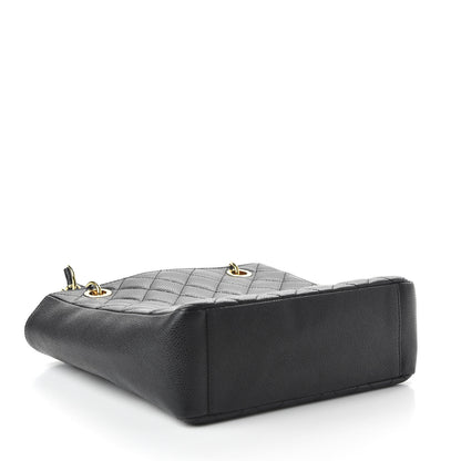Chanel Caviar Quilted Petit Shopping Tote PST Black 4 of 10