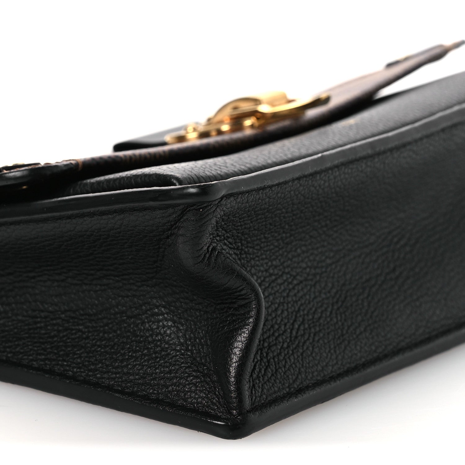 Louis Vuitton Damier Ebene Vavin Chain Wallet Black 8 of 12