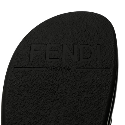 Fendi Vitello Womens Fendigraphy Slide Sandals 40 Black 4 of 10