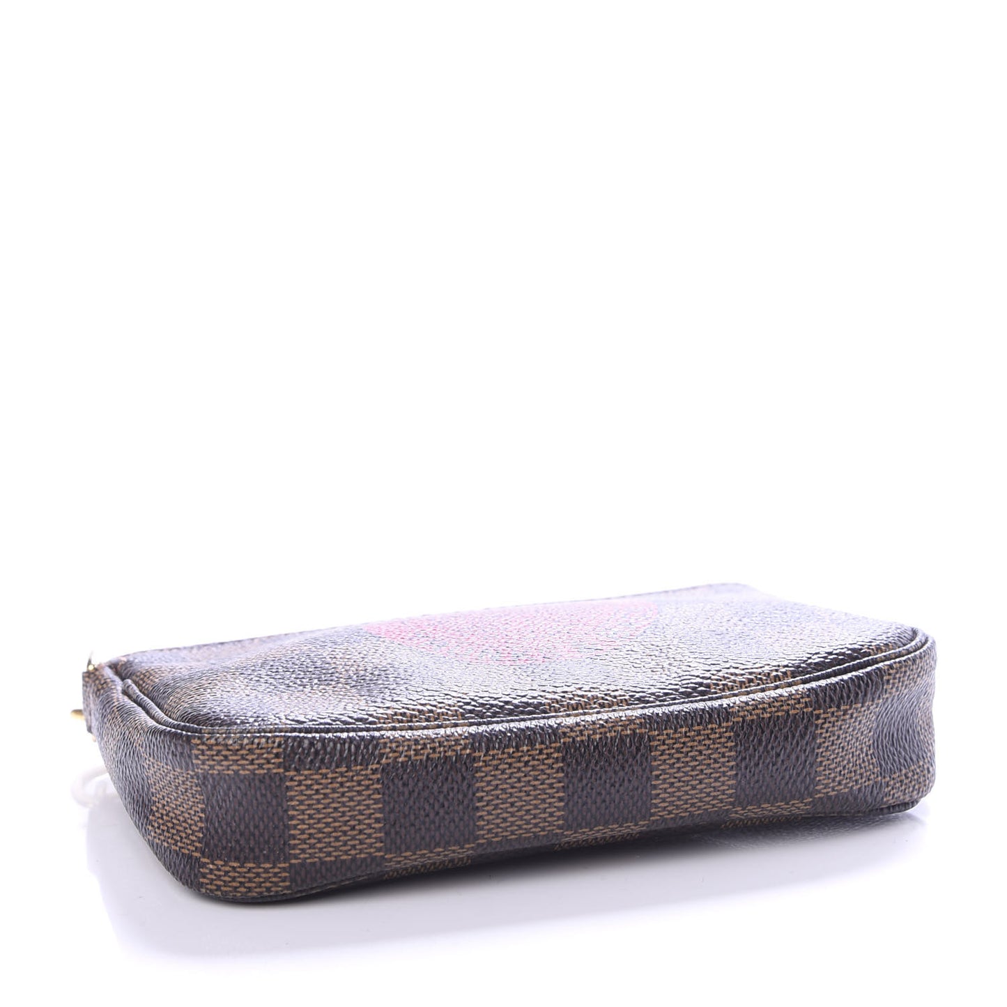 Damier Ebene Complice Trunks and Bags Mini Pochette Accessories Red