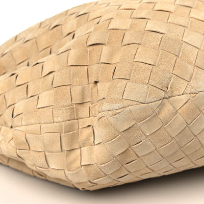 Bottega Veneta Suede Intrecciato Small Jodie Sand 8 of 9