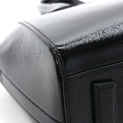 Givenchy Textured Patent Calfskin Small Antigona Black 10 of 11