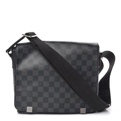Louis Vuitton Damier Graphite District PM 1 of 10