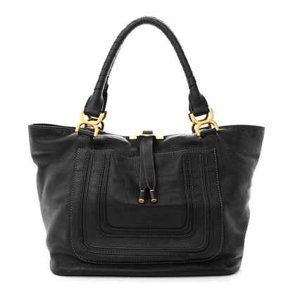 Chloe Calfskin Large New Marcie Tote Black 1 of 12