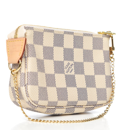 Louis Vuitton Damier Azur Mini Pochette Accessories 3 of 8