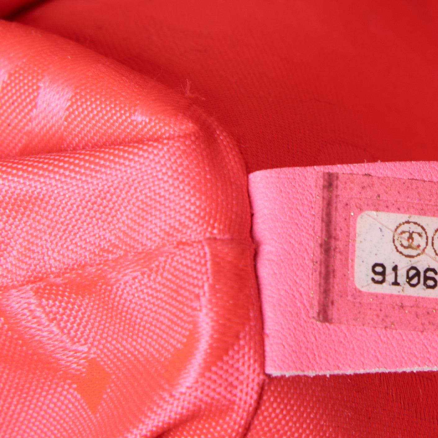 Calfskin Quilted Large Cambon Tote Black White