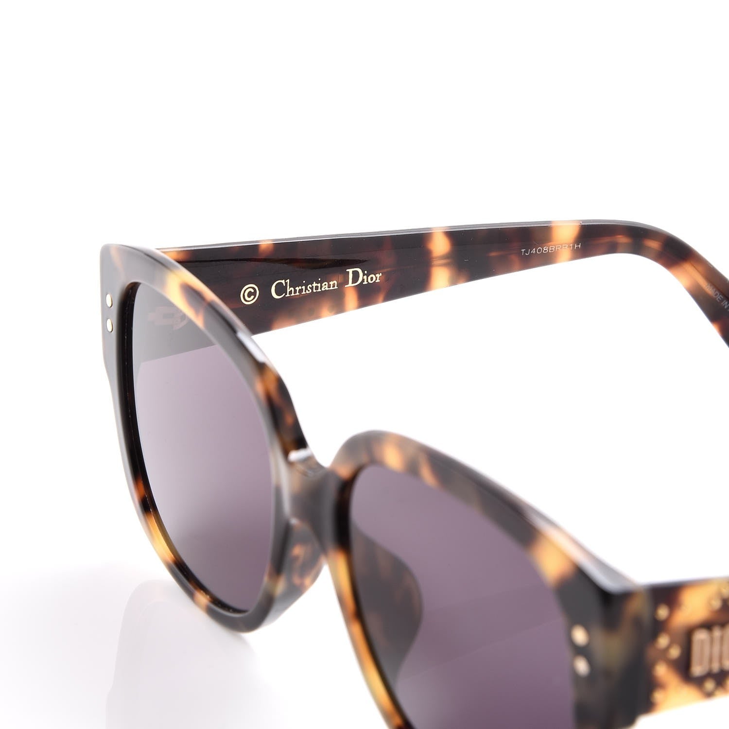 Christian Dior Lady Dior Studs Sunglasses Dark Havana 9 of 10