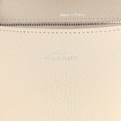 Delvaux Crispy Calfskin MM Brillant Satchel Ivory 6 of 9