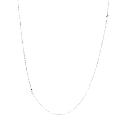 Tiffany Sterling Silver Mixed Bead Necklace 1 of 4