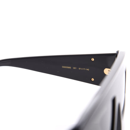 Gucci Acetate Rectangular GG0358S Sunglasses Black 6 of 8