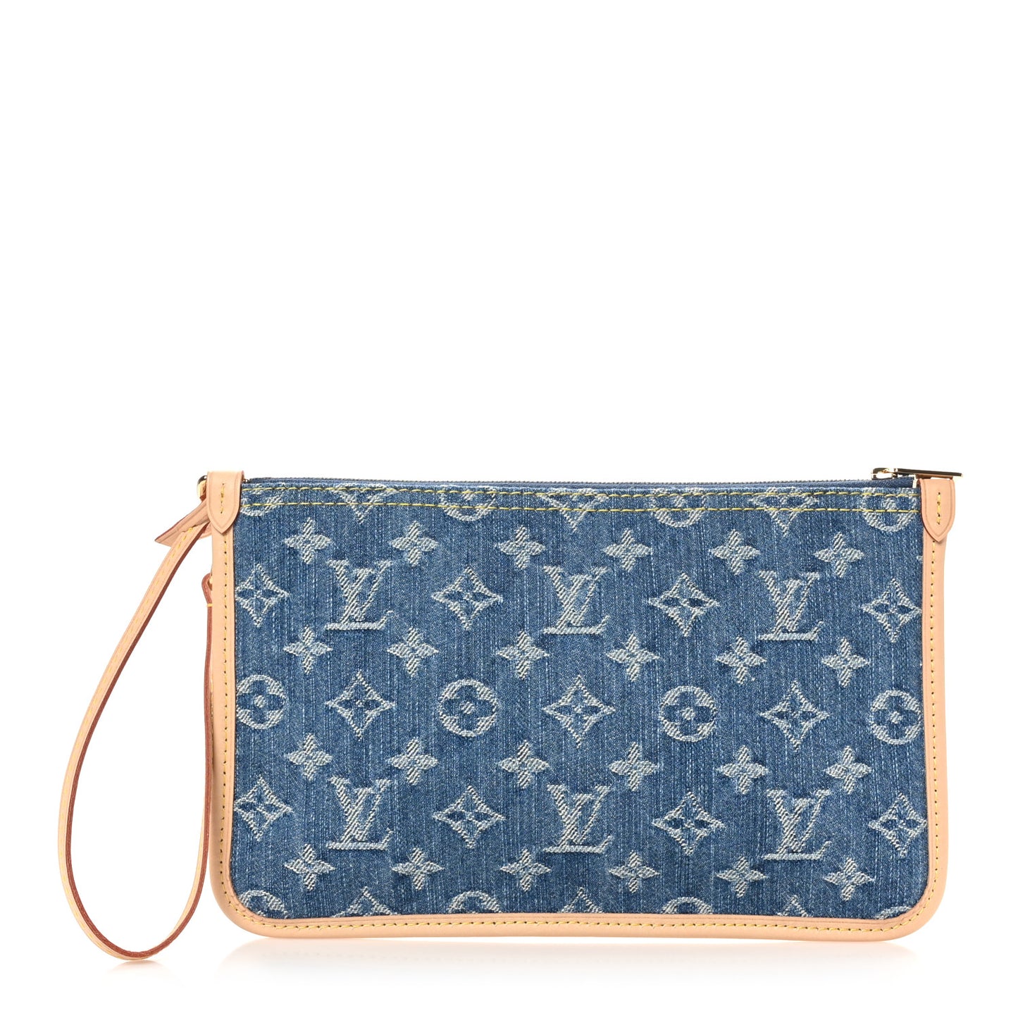 Denim Monogram Jacquard Neverfull MM GM Blue