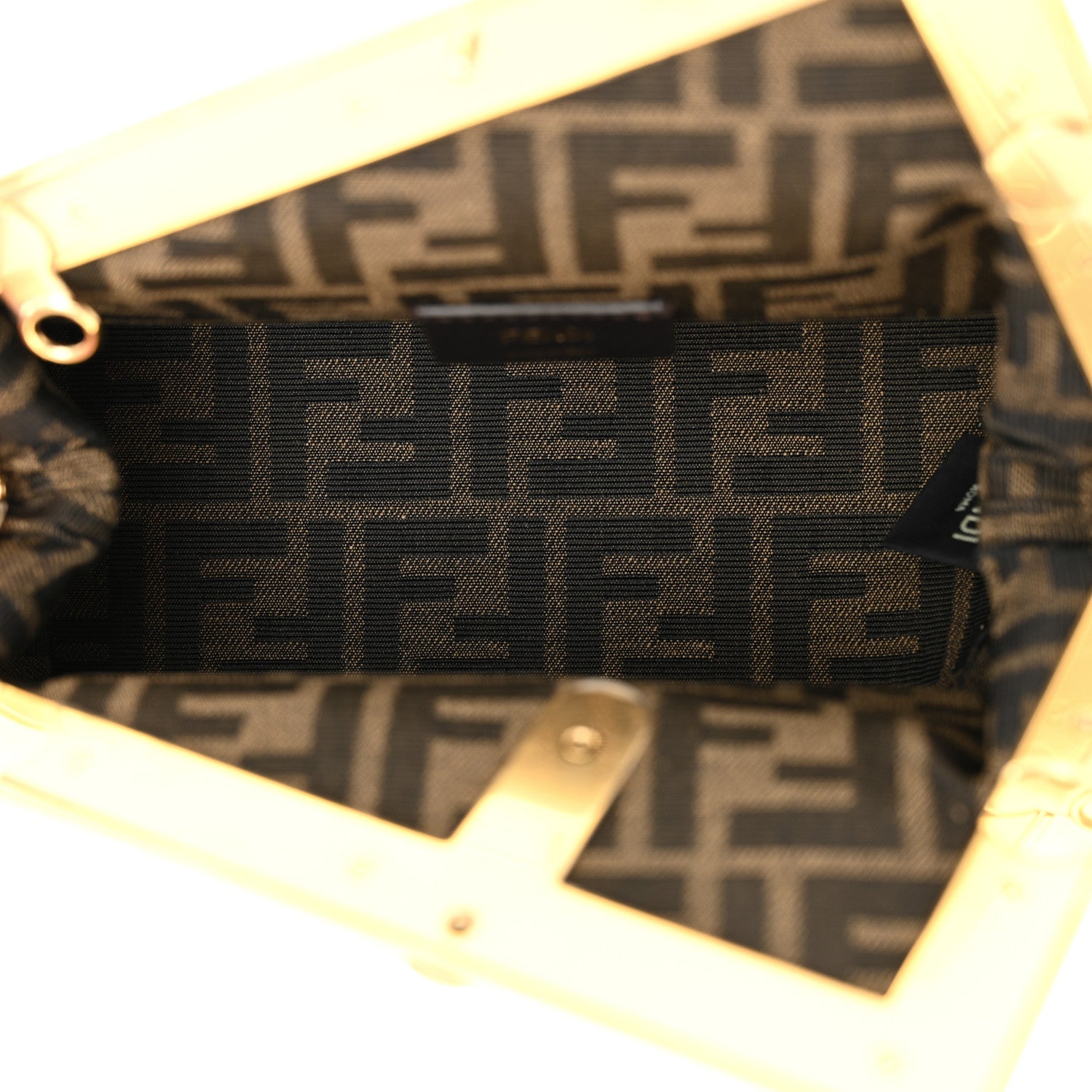 Fendi Shiny Nappa Small Fendi First Caramello 5 of 12