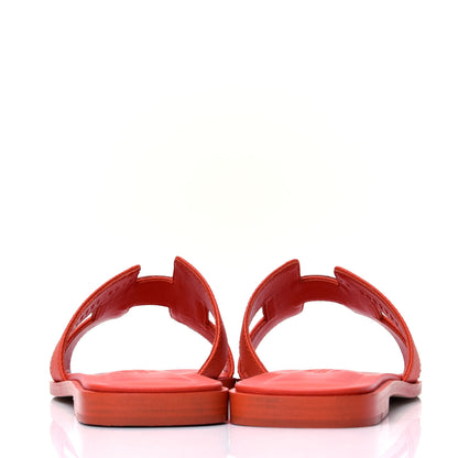 Hermes Epsom Oran Sandals 36 Orange Poppy 6 of 10