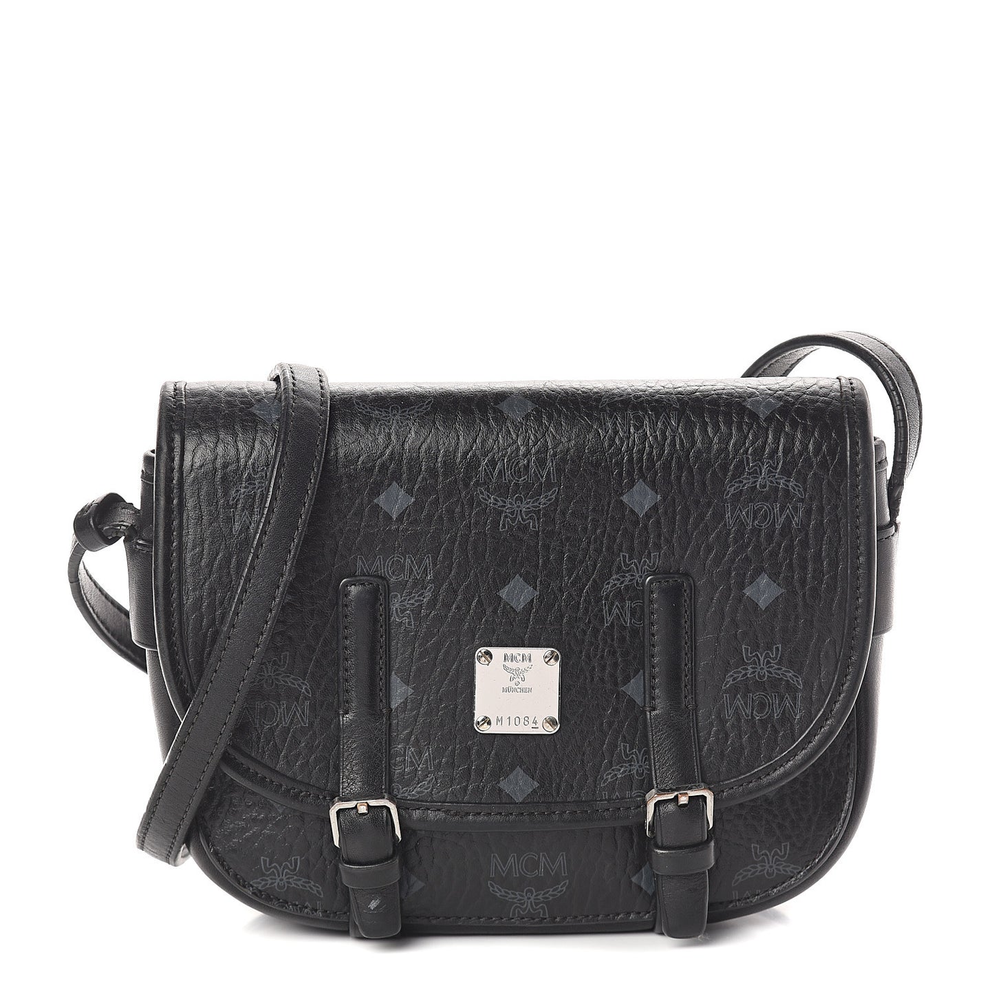 Visetos Small Crossbody Flap Messenger Black