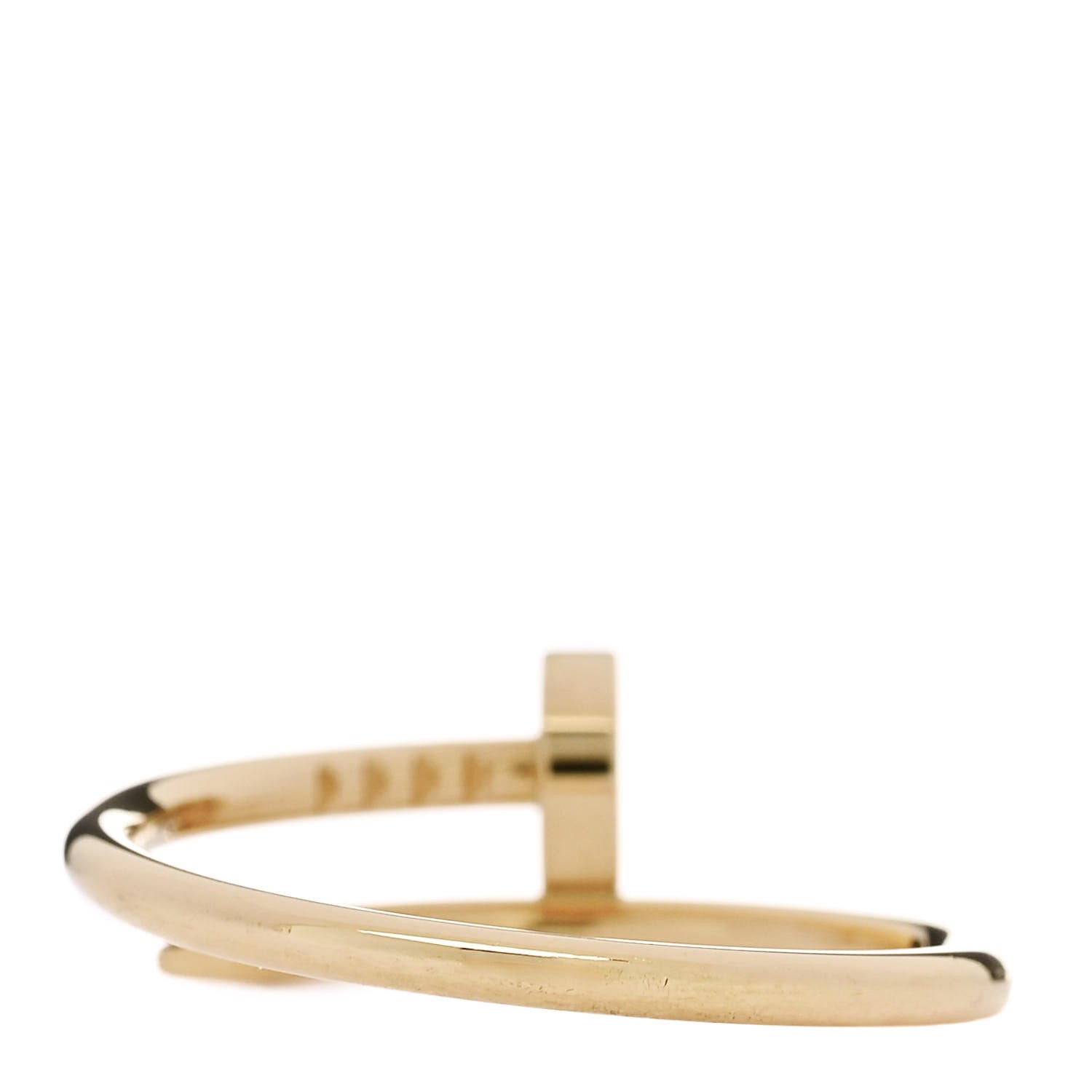 Cartier 18K Yellow Gold Small Juste Un Clou Ring 57 8 3 of 5